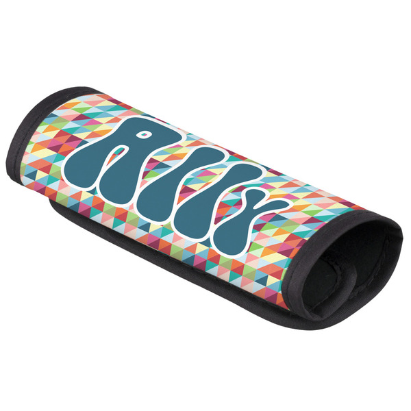 Custom Retro Triangles Luggage Handle Cover (Personalized)