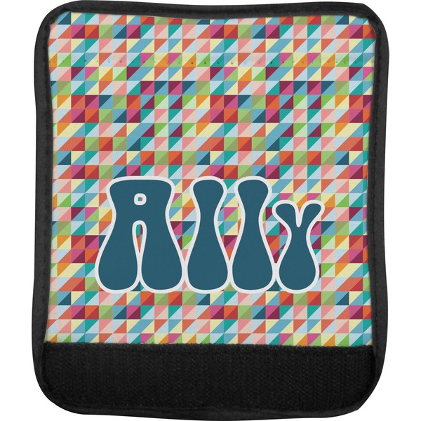 Retro Triangles Luggage Handle Wrap (Approval)