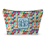 Retro Triangles Makeup Bag (Personalized)