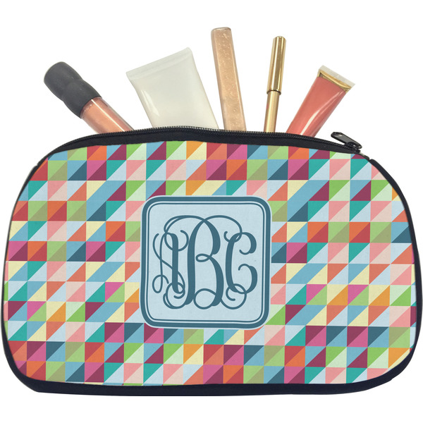 Retro Triangles Makeup Bag Medium