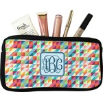 Retro Triangles Makeup / Cosmetic Bag (Personalized)