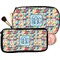 Retro Triangles Makeup / Cosmetic Bags (Select Size)