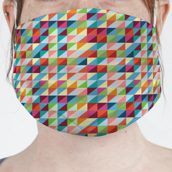 Custom Retro Triangles Face Mask Cover