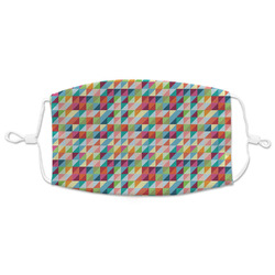 Retro Triangles Adult Cloth Face Mask - XLarge