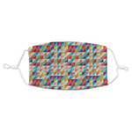 Retro Triangles Adult Cloth Face Mask - Standard