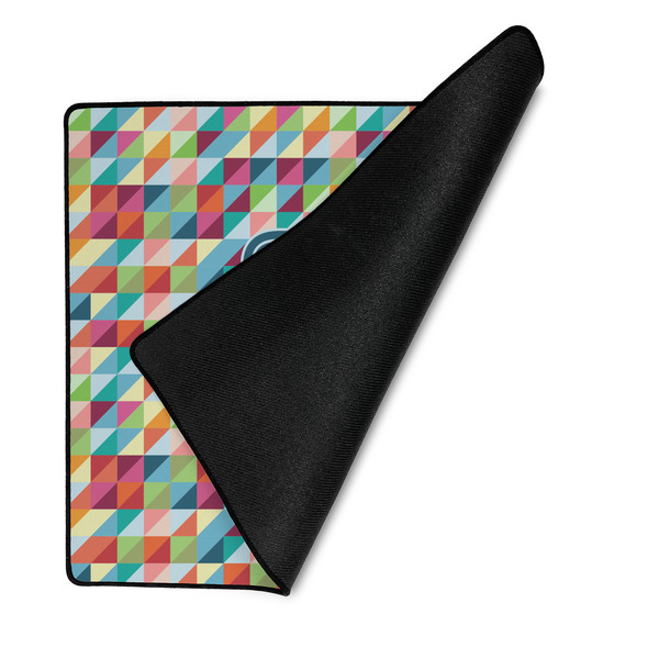 Retro Triangles Medium Gaming Mats - FRONT W/FOLD