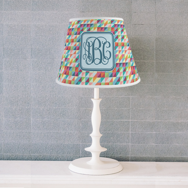Retro Triangles Poly Film Empire Lampshade - Lifestyle