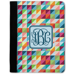 Retro Triangles Notebook Padfolio w/ Monogram