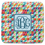 Retro Triangles Memory Foam Bath Mat - 48"x48" (Personalized)