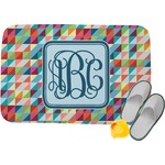 Retro Triangles Memory Foam Bath Mat - 24"x17" (Personalized)
