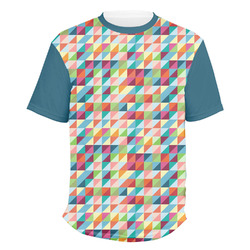 Retro Triangles Men's Crew T-Shirt - Medium
