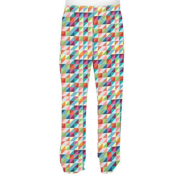 Retro Triangles Men's Pjs Back - on model