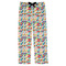 Retro Triangles Mens Pajama Pants - XS