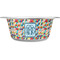 Retro Triangles Stainless Steel Dog Bowl (Personalized)