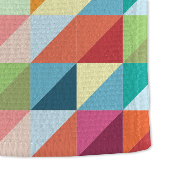 Retro Triangles Microfiber Dish Towel - DETAIL
