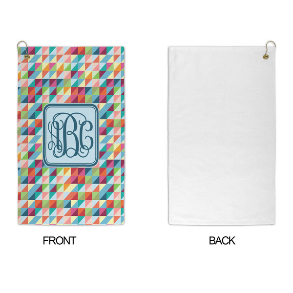 Retro Triangles Microfiber Golf Towels - APPROVAL