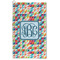 Retro Triangles Microfiber Golf Towel - Large (Personalized)