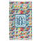 Retro Triangles Microfiber Golf Towel - Large (Personalized)