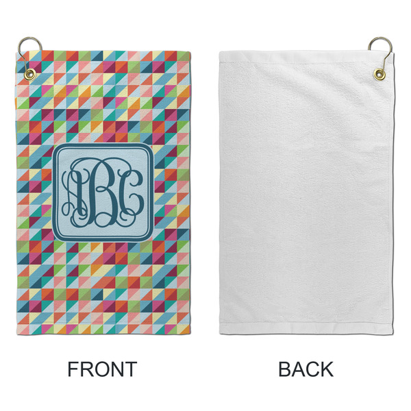 Retro Triangles Microfiber Golf Towels - Small - APPROVAL