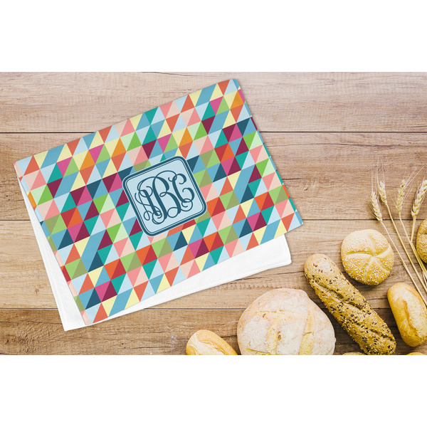 Retro Triangles Microfiber Kitchen Towel - LIFESTYLE