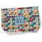 Retro Triangles Burp Cloth - Fleece w/ Monogram