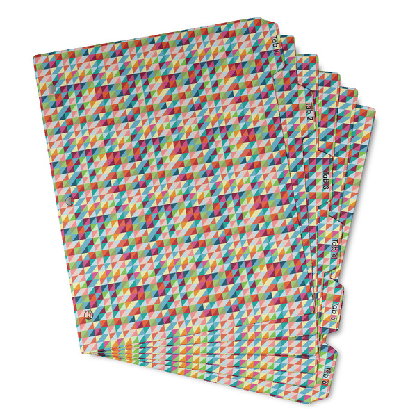 Retro Triangles Page Dividers - Set of 6 - Main/Front
