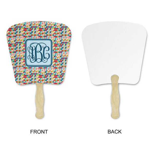 Retro Triangles Paper Fans - Approval