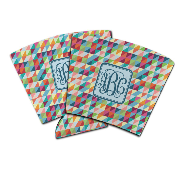 Custom Retro Triangles Party Cup Sleeve (Personalized)