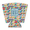 Retro Triangles Party Cup Sleeves - with bottom - FRONT