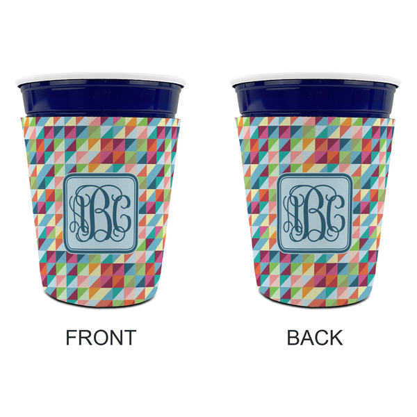 Retro Triangles Party Cup Sleeves - without bottom - Approval