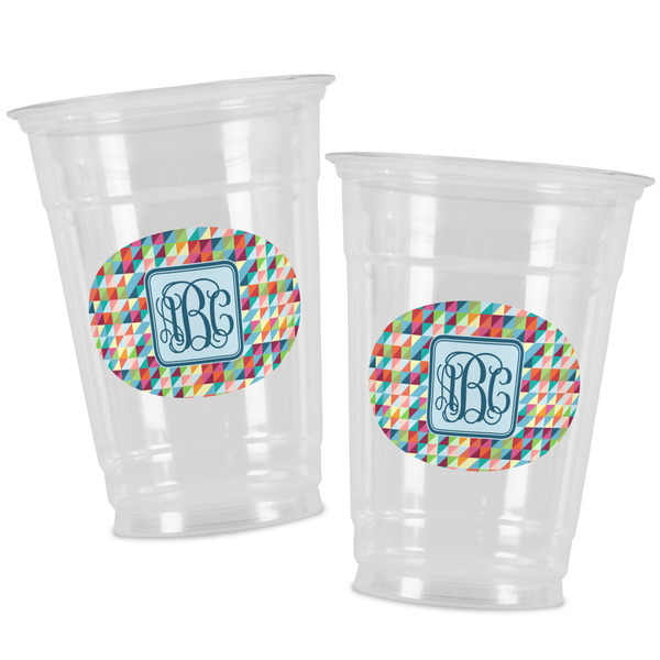 Retro Triangles Party Cups - 16oz - Alt View