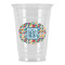 Retro Triangles Party Cups - 16oz - Front/Main