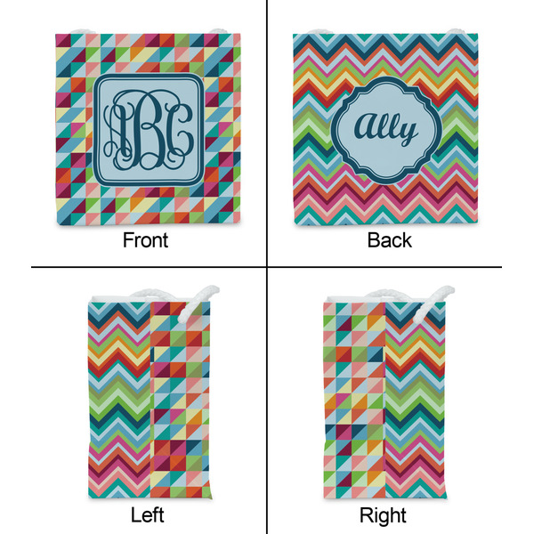 Retro Triangles Party Favor Gift Bag - Gloss - Approval