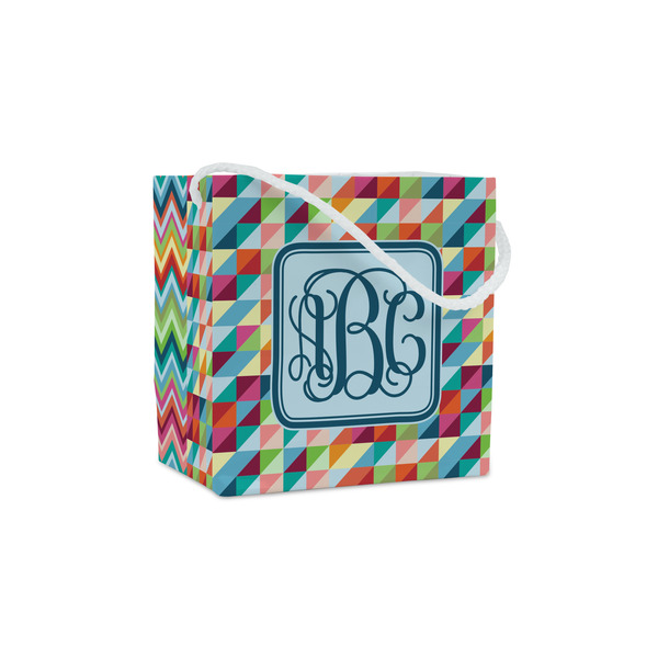 Custom Retro Triangles Party Favor Gift Bags (Personalized)