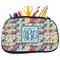 Retro Triangles Neoprene Pencil Case - Medium w/ Monogram