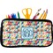 Retro Triangles Neoprene Pencil Case - Small w/ Monogram