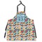 Retro Triangles Apron Without Pockets w/ Monogram