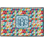 Retro Triangles Door Mat - 36"x24" (Personalized)