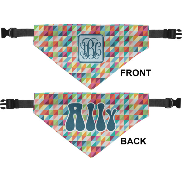 Retro Triangles Pet Bandana Approval