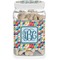 Retro Triangles Dog Treat Jar (Personalized)