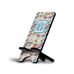 Retro Triangles Cell Phone Stand (Personalized)