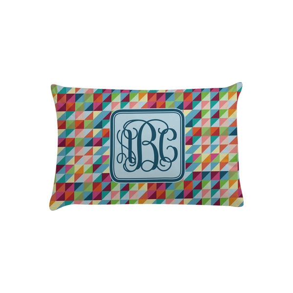 Custom Retro Triangles Pillow Case - Toddler (Personalized)