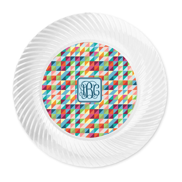Retro Triangles Plastic Party Dinner Plates - Approval