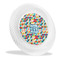 Retro Triangles Plastic Party Dinner Plates - 10" (Personalized)
