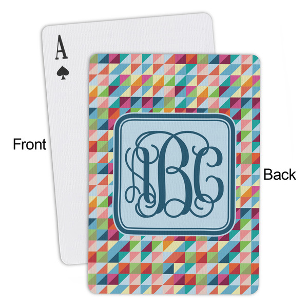 Retro Triangles Playing Cards - Approval