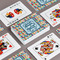 Retro Triangles Playing Cards - Front & Back View