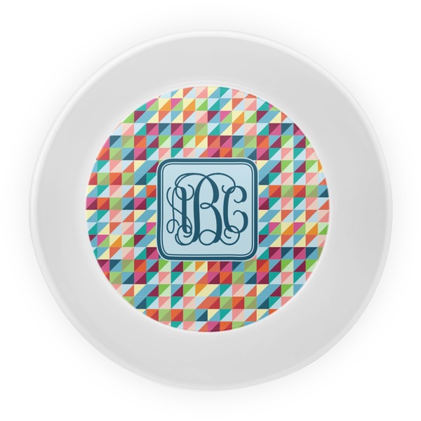 Retro Triangles Melamine Bowl - Center