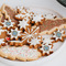Retro Triangles Printed Icing Circle - XSmall - On XS Cookies