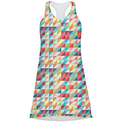 Retro Triangles Racerback Dress (Personalized)