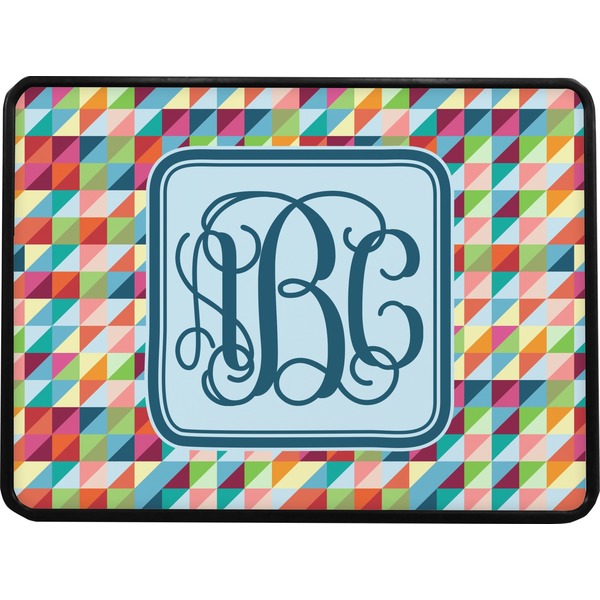 Retro Triangles Rectangular Trailer Hitch Cover (Personalized)